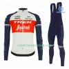 Maillot Cyclisme Hiver + Collant à Bretelles 2020 Trek-Segafredo N001